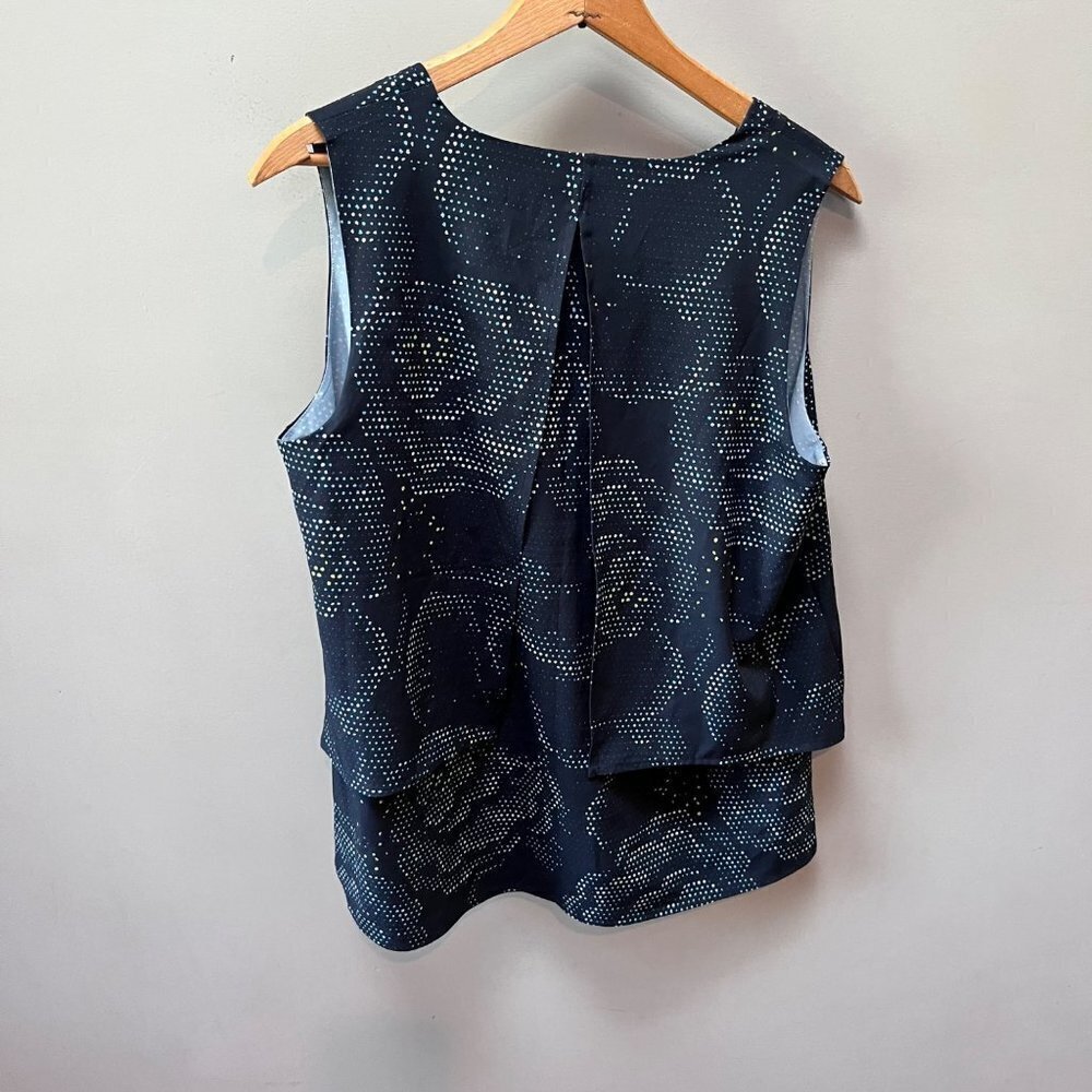 Krimson Klover Dark Navy Sleeveless Top- Size L